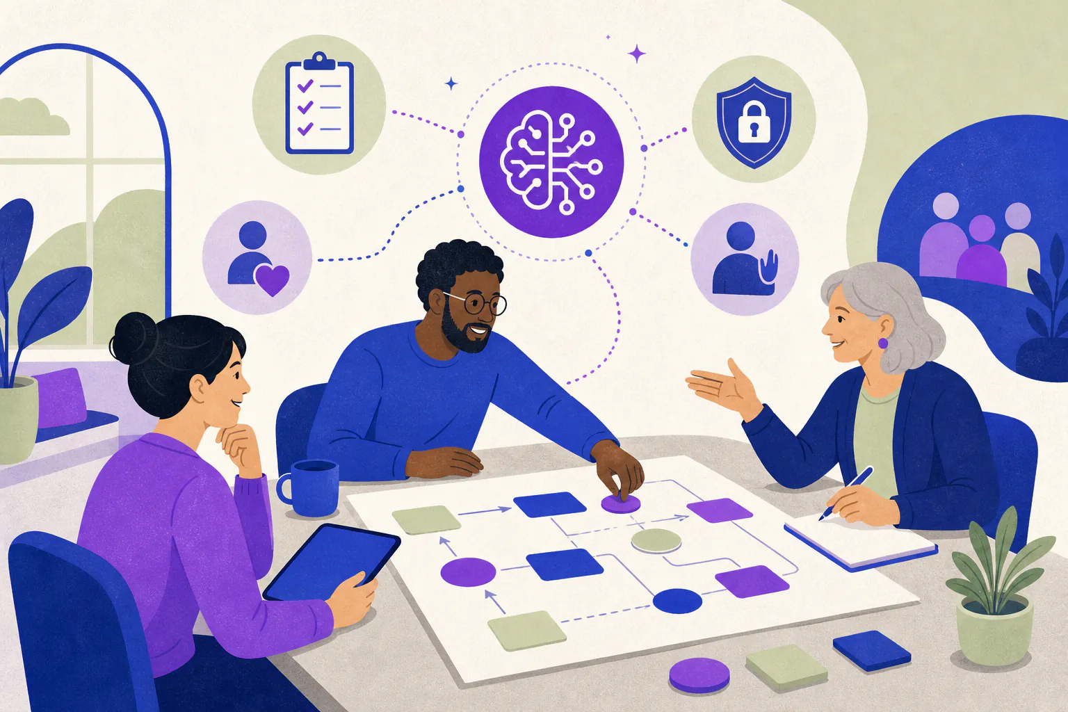 Admin Workflow Mapping Worksheet: Streamline Community Group Tasks with AI Assistance banner image preview