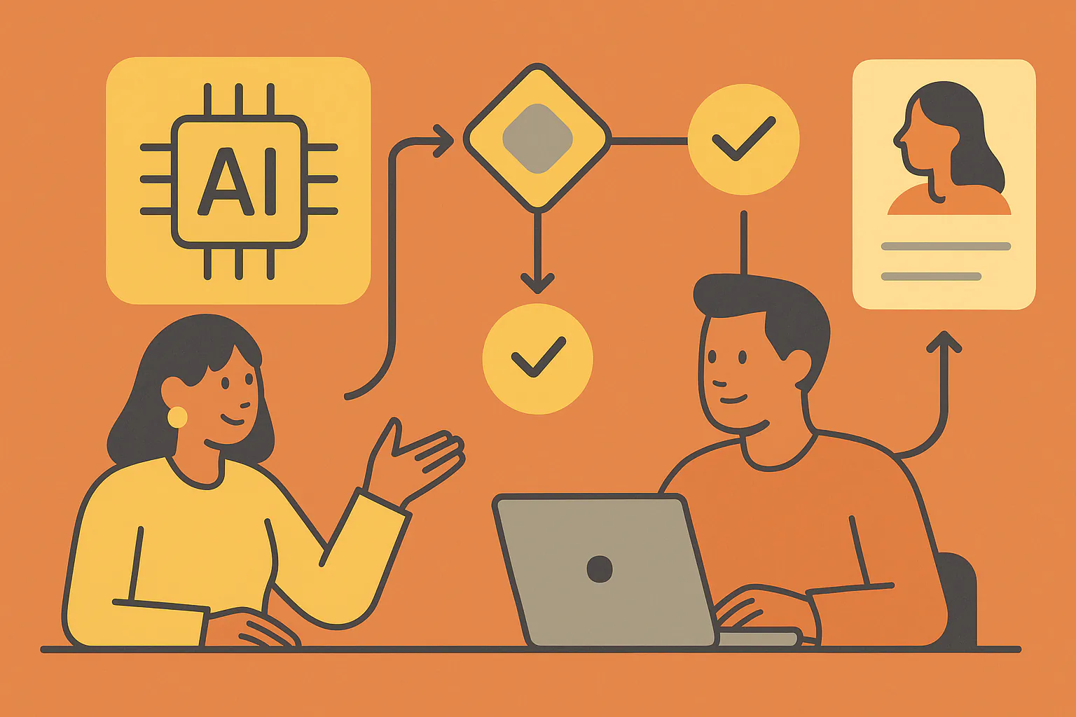 Conceptual decision map for ai workflows for community moderation escalations.