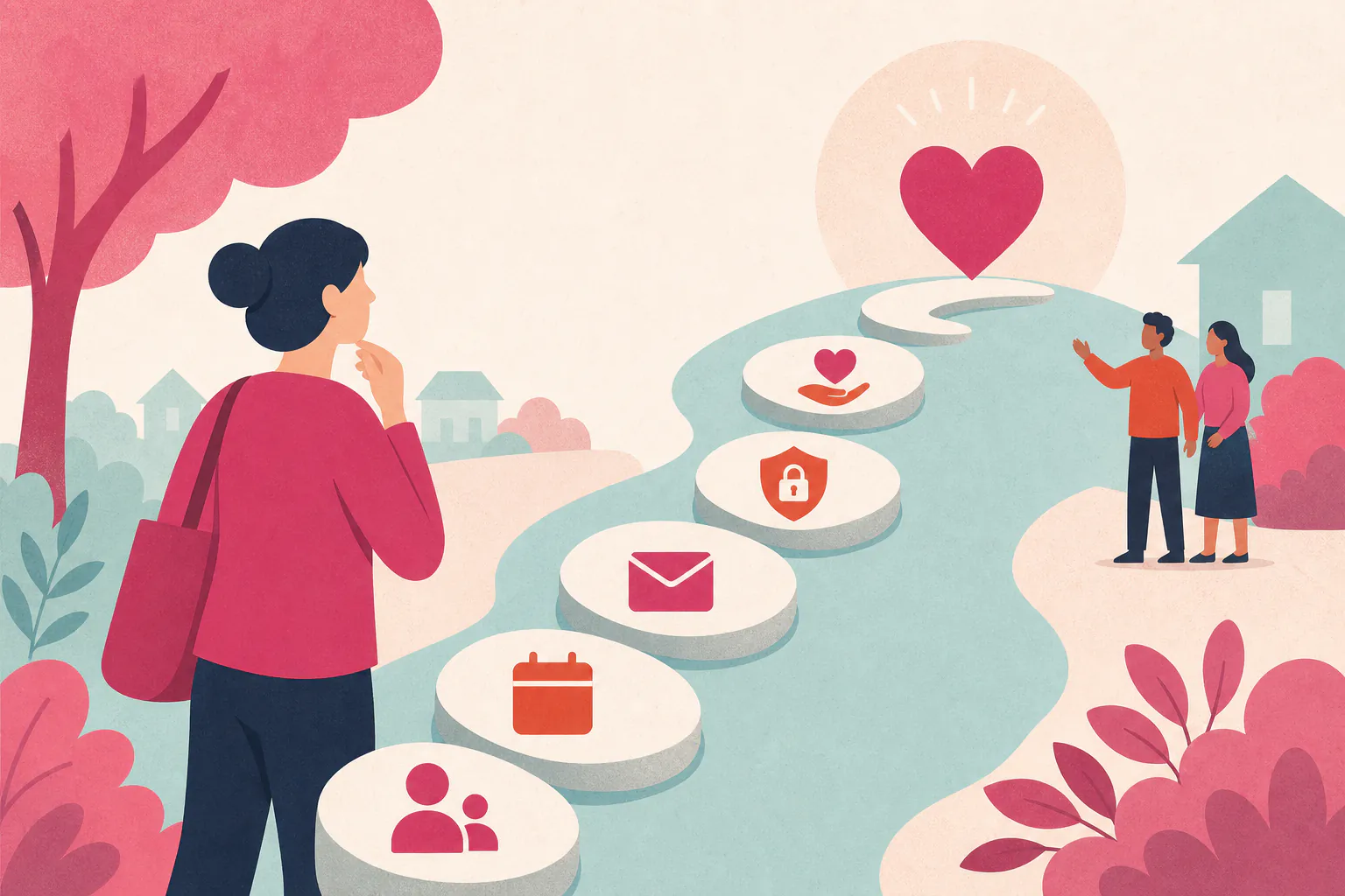 Conceptual workflow illustration for Website trust checklist for small charities and community groups.