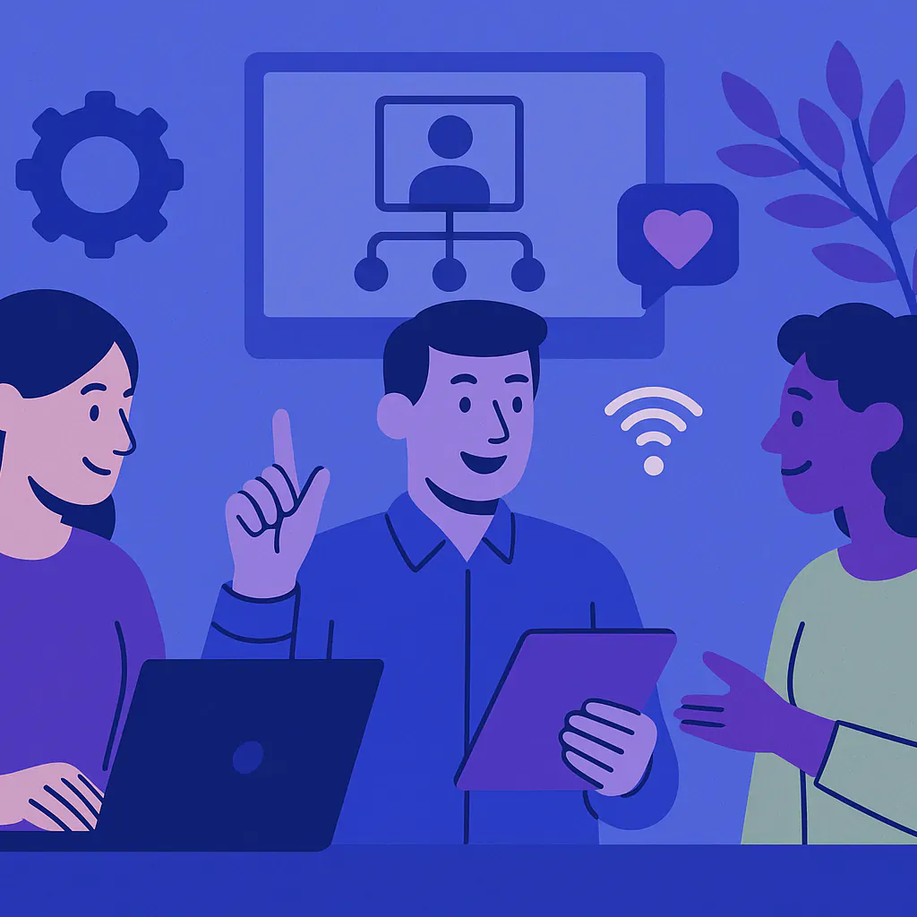 Stylised square thumbnail representing Volunteer Management, Governance, Community Leadership without any on-image text.